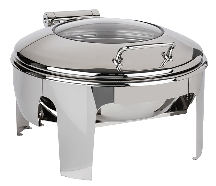 Chafing Dish rund 46 x 50 cm, H: 30 cm , Edelstahl