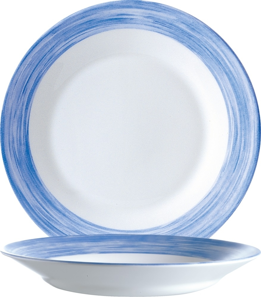 Brush Blue Teller tief 22,5cm *