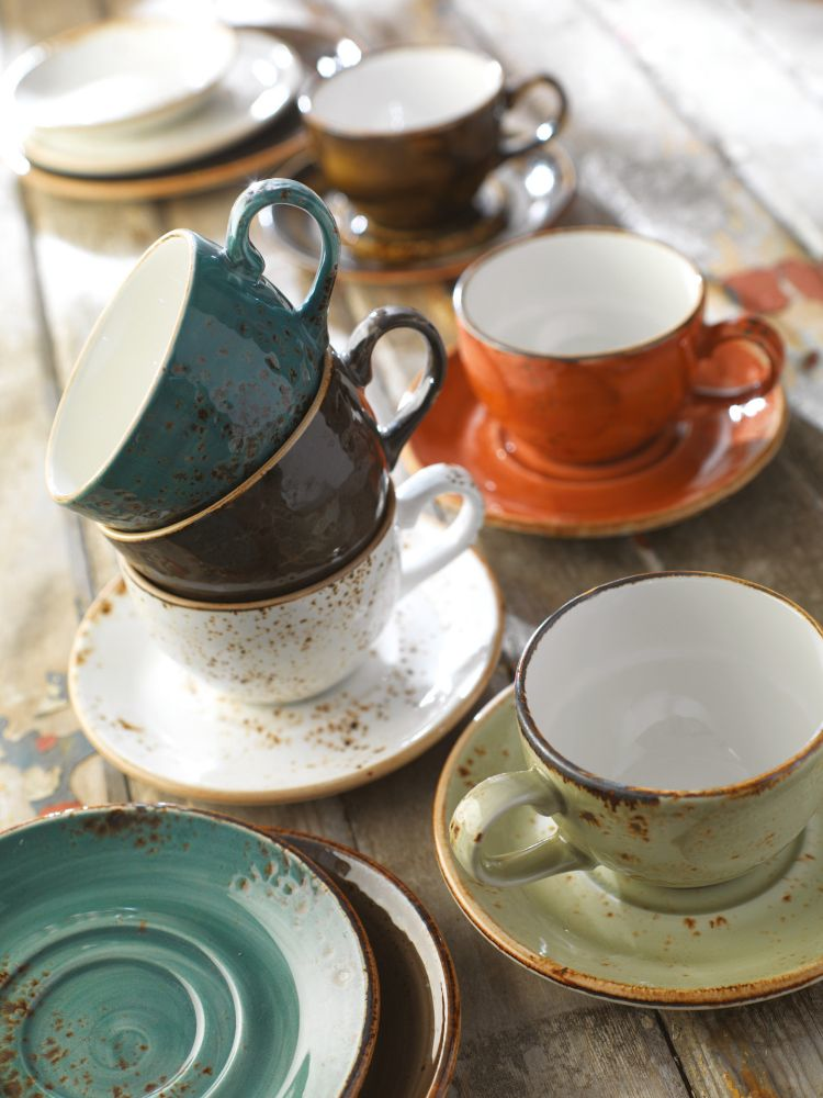 Steelite Tasse nicht stapelbar 0,23 l terracotta Craft Terracotta