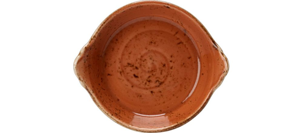 Steelite Form rund mit Griffen 165 mm / 0,19 l Craft Terracotta