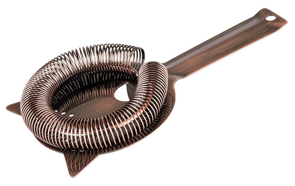 Barsieb Ø 9 cm, Griff: 9 cm , Kupfer