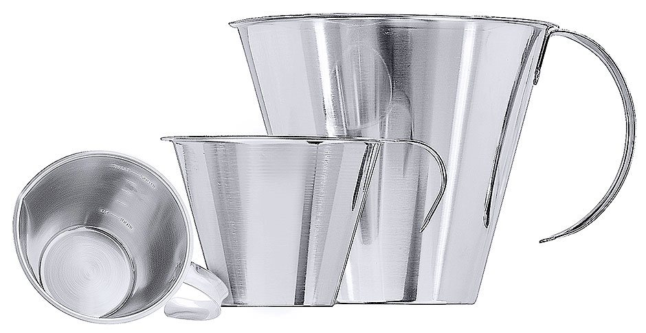 Messbecher ohne Fuß 0,10 l