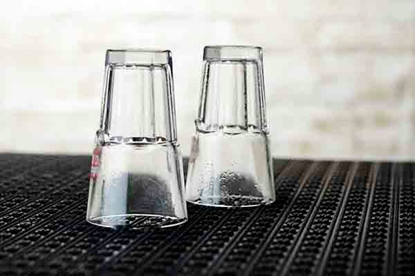 Abtropfmatte 33 x 33 cm , Schwarz