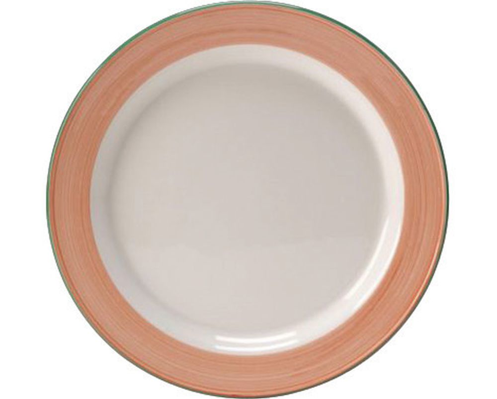 Steelite Teller Slimline 203 mm weiß mit rosa Rio Pink