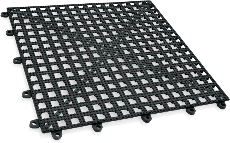 Abtropfmatte, Klick-System, 30 x 30 x 2 cm, PVC