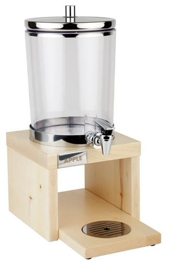 Saftdispenser -BRIDGE- 35,5x22 cm, H: 50 cm, 6 Liter , Edelstahl