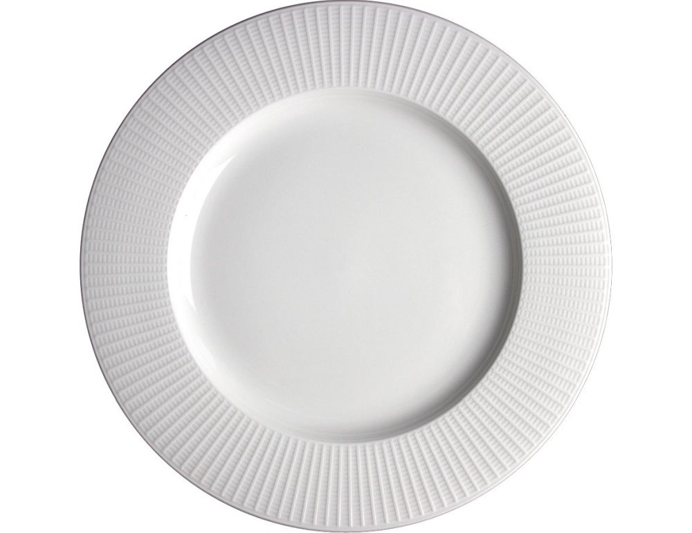 Steelite Gourmetteller schmaler Rand 285 mm weiß Willow