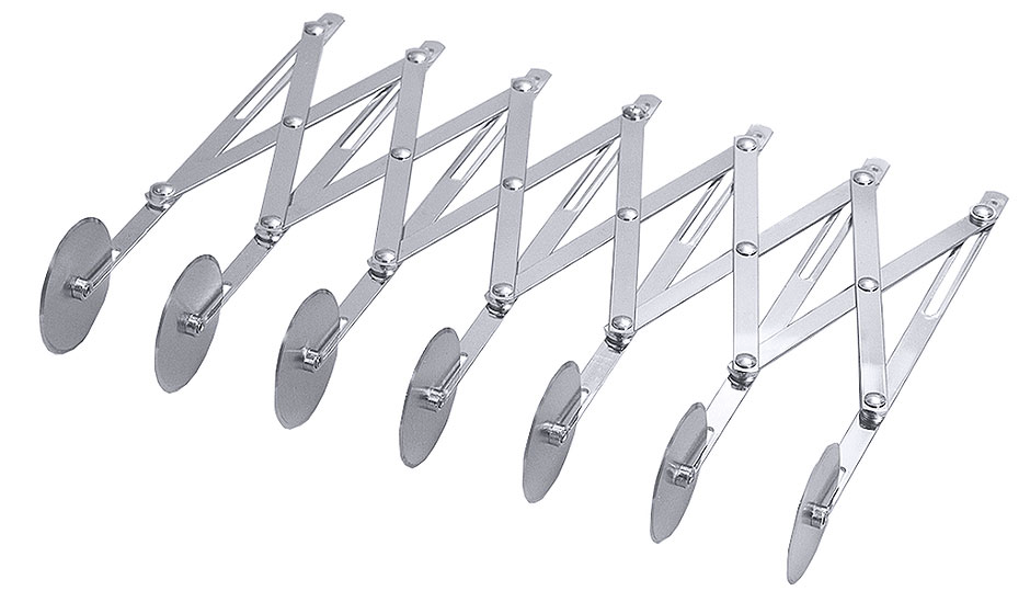 Teigschneider, 5 Schneidräder