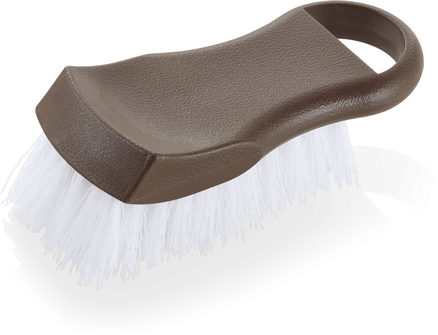 HACCP Bürste, 15 cm, braun, Polypropylen