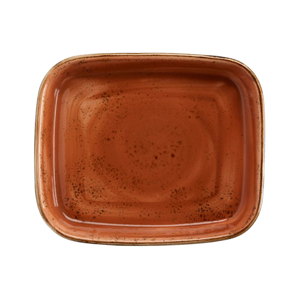 Steelite Backform rechteckig 305 x 255 x 50 mm / Craft Terracotta