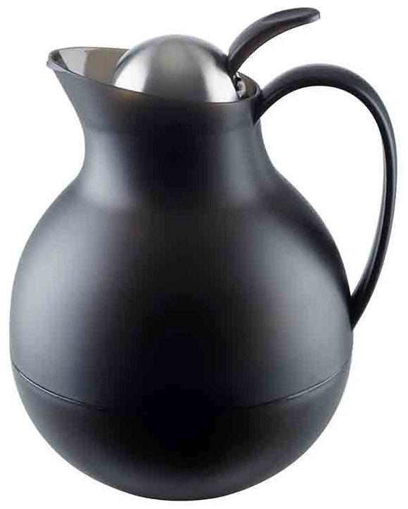 Isolierkanne -ECONOMY- Ø 16 cm, H: 20 cm, 1 Liter , Schwarz