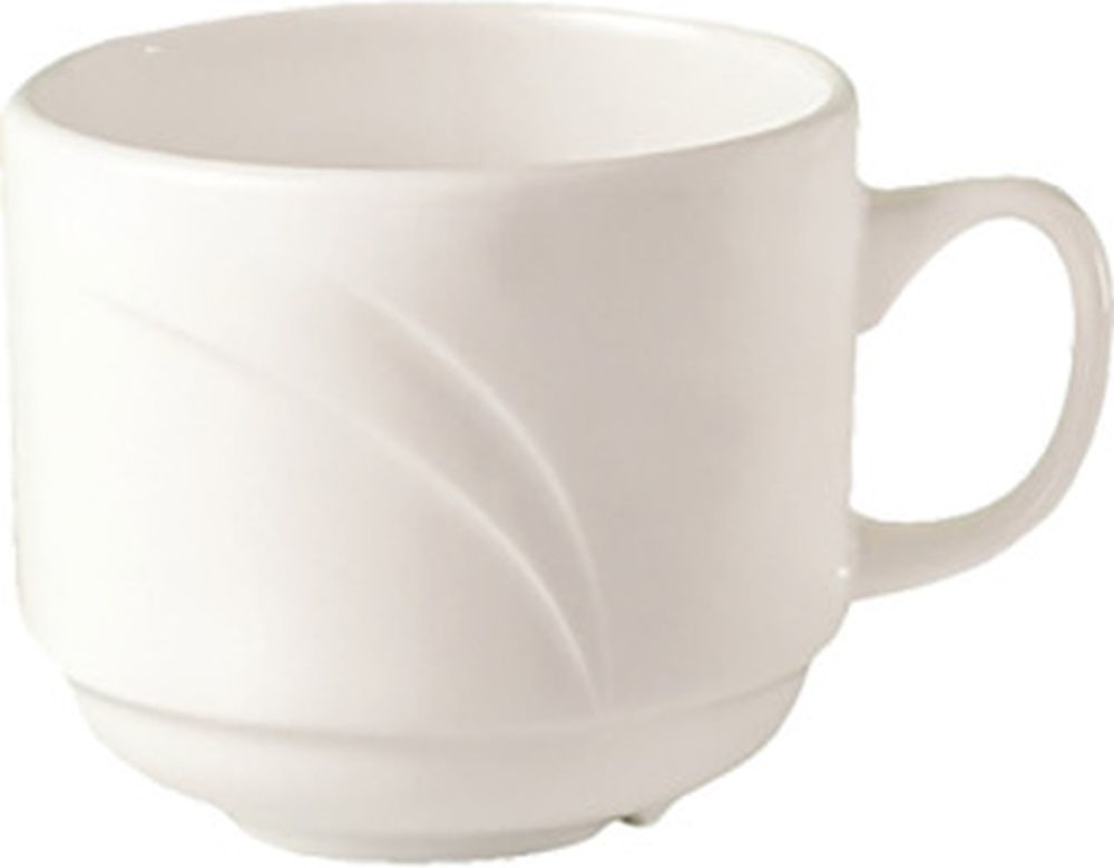 Steelite Tasse stapelbar 0,21 l weiß Alvo