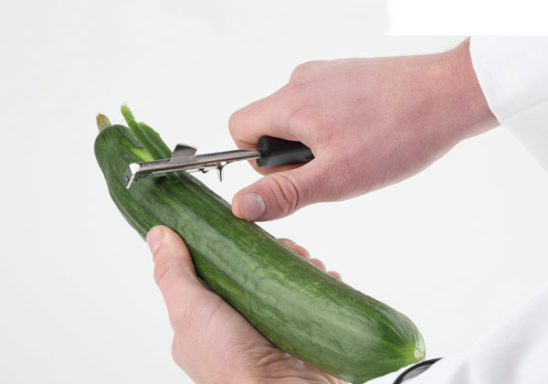 Pendelschäler Länge 17 cm , Schwarz