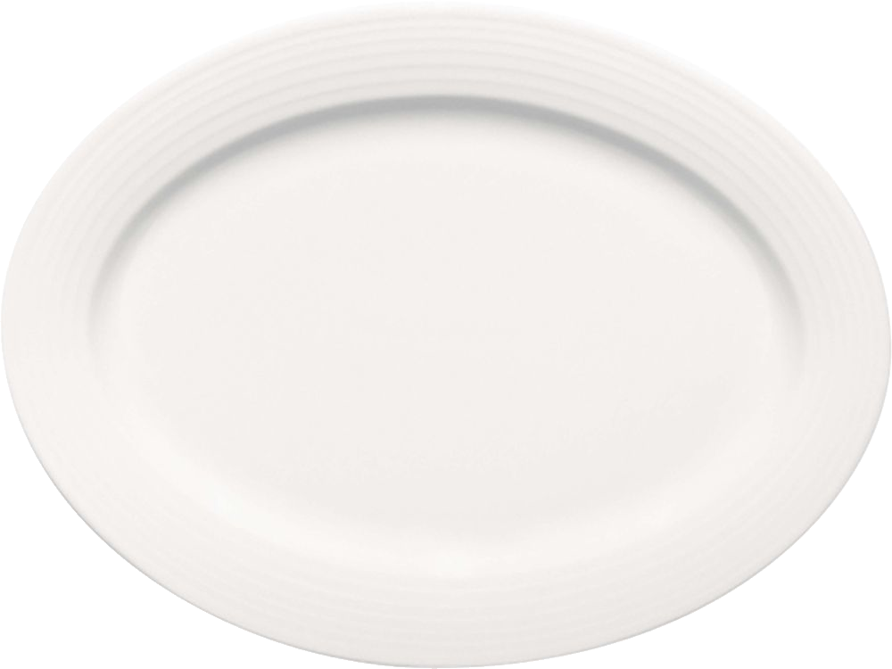 BAUSCHER dialog - Platte oval Fahne 35 cm