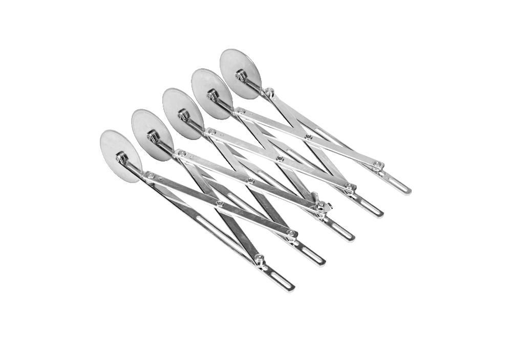 Schneider Teigschneider Ruck-Zuck / 5 Rädchen glatt / Edelstahl