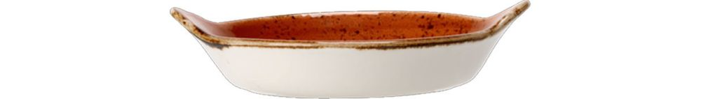 Steelite Form rund mit Griffen 165 mm / 0,19 l Craft Terracotta