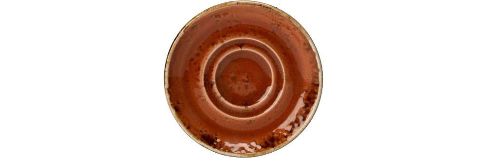 Steelite Espresso-Untertasse 118 mm terracotta Craft Terracotta