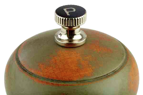 Pfeffermühle Ø 5,5 cm, H: 15 cm , Grün