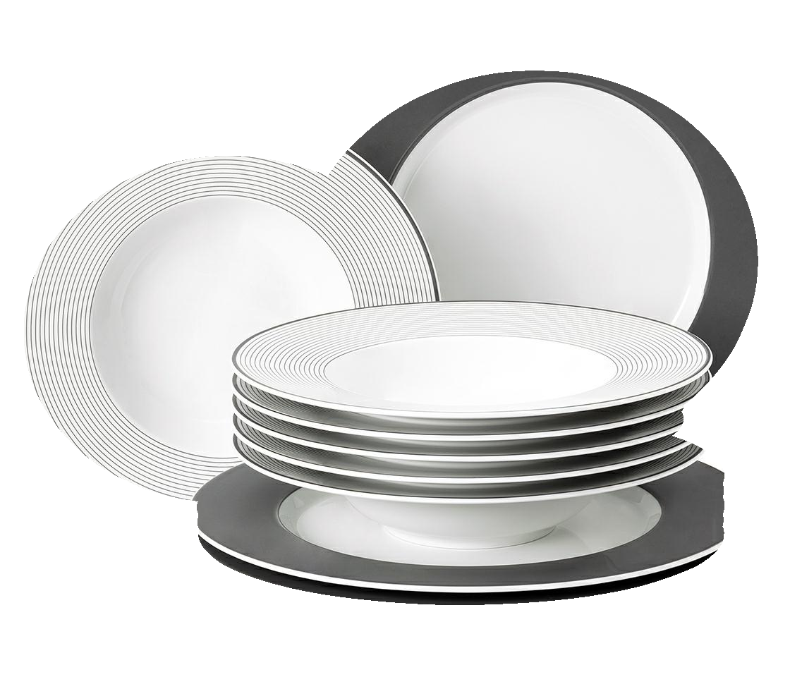 Seltmann Tafelservice 12-teilig NL -No Limits- rund modern - Dekor: 65006 - Moments