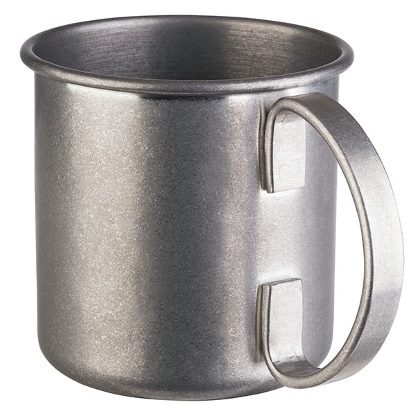 Becher -MOSCOW MULE- Ø 9 cm, H: 9 cm , Edelstahl