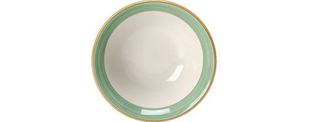 Steelite Kompottschale Atlanta mit Rand 135 mm Rio Green