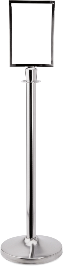 Abgrenzungspfosten Classic, Zylinder, hochglanzpoliert Edelstahl