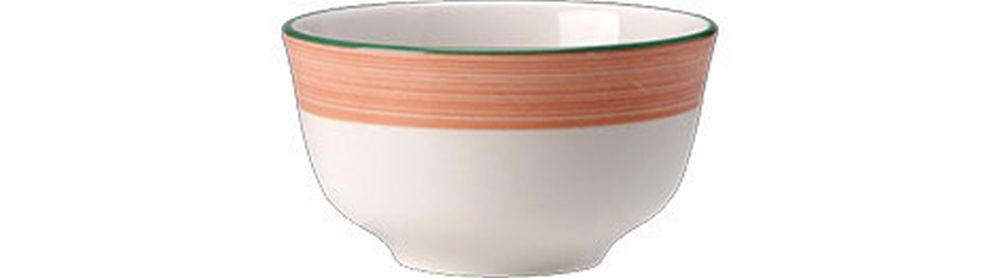 Steelite Zuckerschale 0,23 l weiß mit rosa Rand Rio Pink