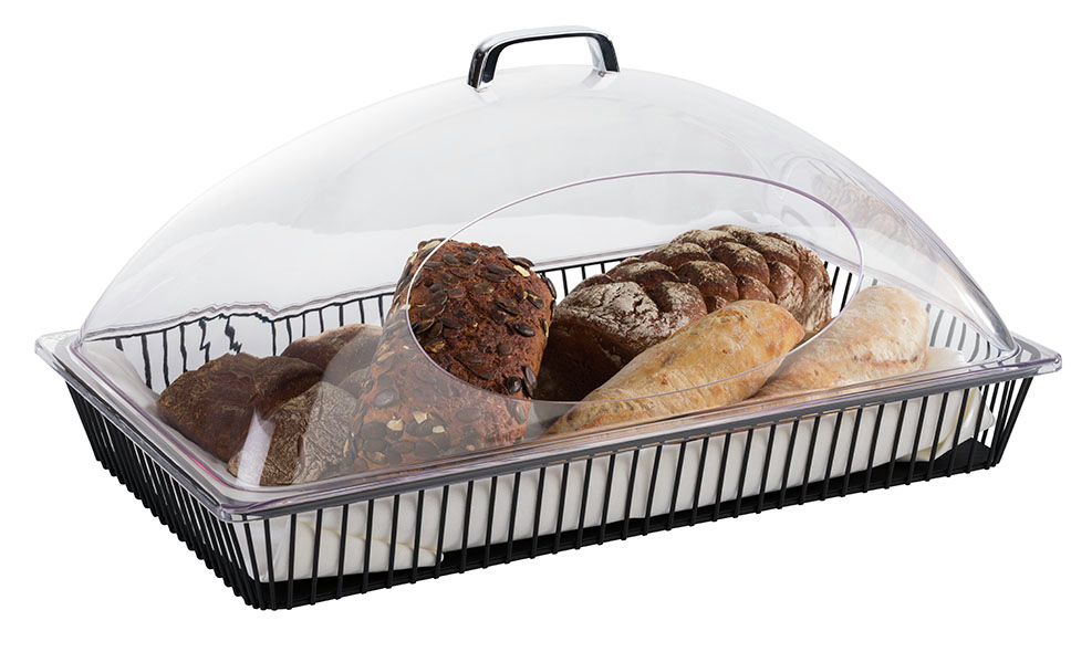 APS GN 1/1 Korb -URBAN- 53 x 32,5 cm, H: 7,5 cm , Schwarz