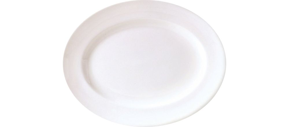 Steelite Platte oval Vogue 203 mm weiß Monaco