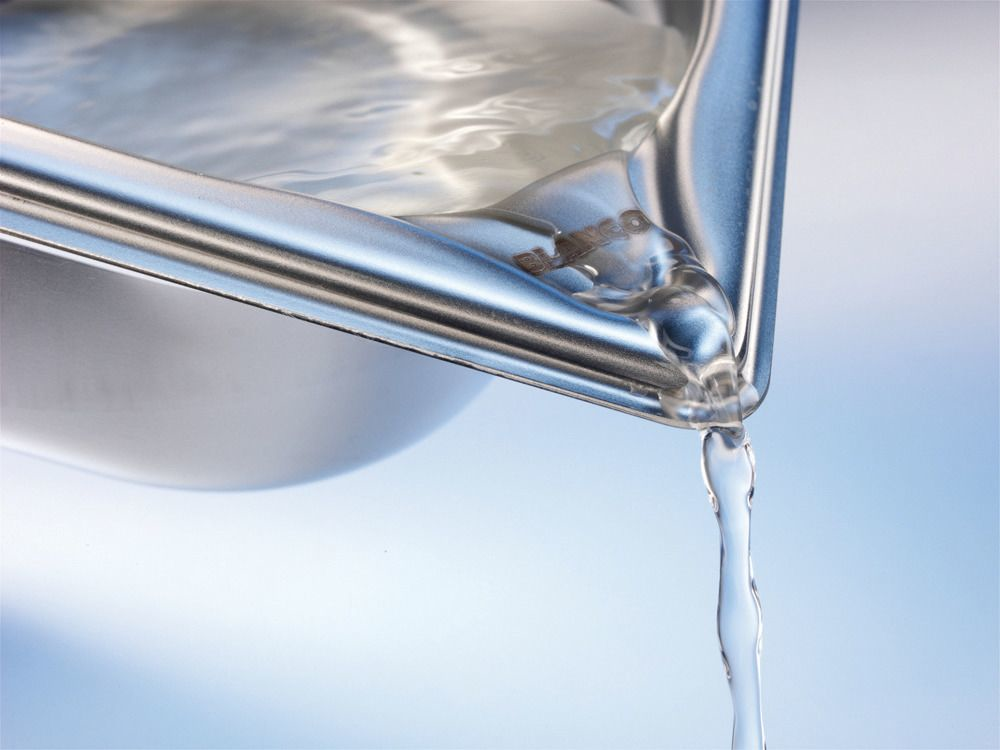 Blanco GN-Behälter GN 1/2 Schale 325 x 265 x 20 mm