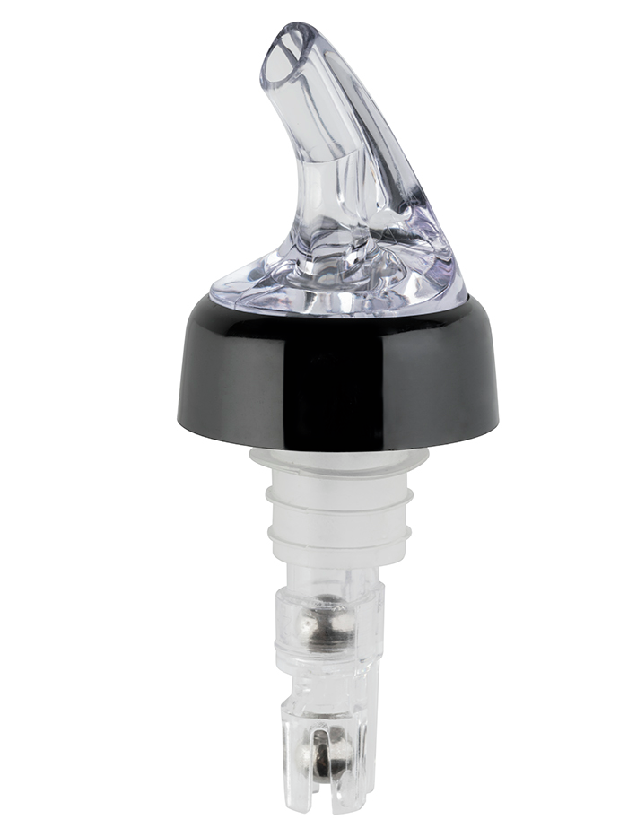 Permanent-Ausgießer, 2er Set Länge ca. 10 cm , Schwarz