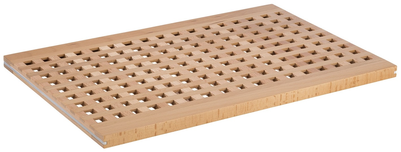 Brotschneidebrett -BROTSTATION 52 x 34 cm, H: 2 cm , Braun