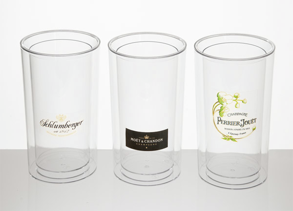 Flaschenkühler -PURE- Ø 13,5 / 10,5 cm, H: 23 cm