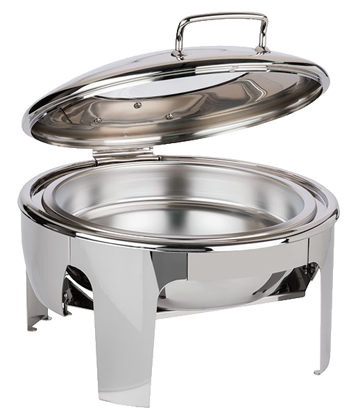 Chafing Dish rund 46 x 50 cm, H: 30 cm , Edelstahl