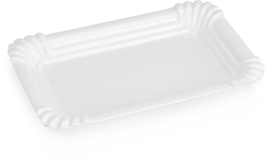 Imbissplatte, 21 x 13 x 2 cm, Melamin