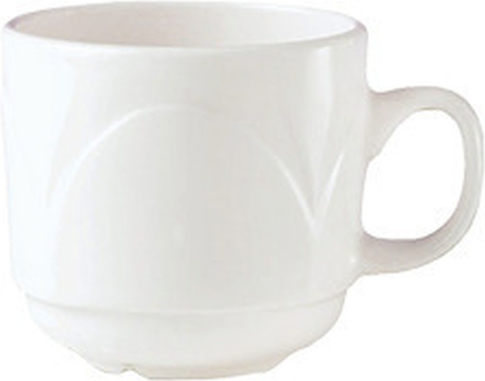 Steelite Tasse stapelbar 0,21 l weiß Bianco