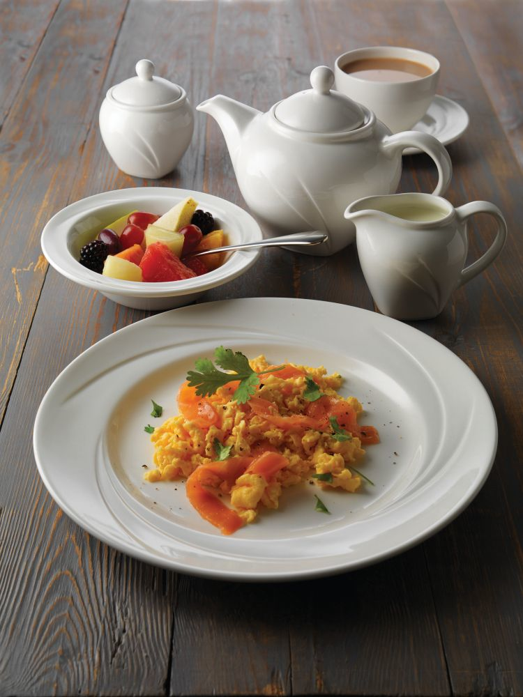 Steelite Salatschale mit Rand 165 mm weiß Alvo