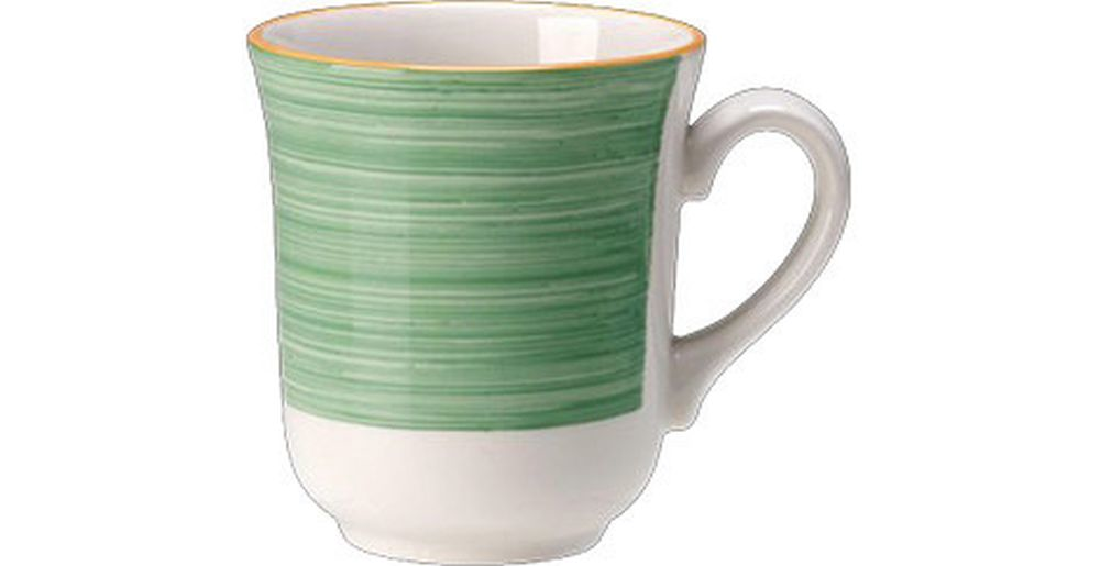 Steelite Becher nicht stapelbar 0,29 l weiß mit Rio Green