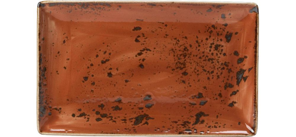 Steelite Platte rechteckig 270 x 168 mm Craft Terracotta