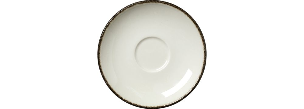 Steelite Espresso-Untertasse 125 mm Charcoal Charcoal Dapple