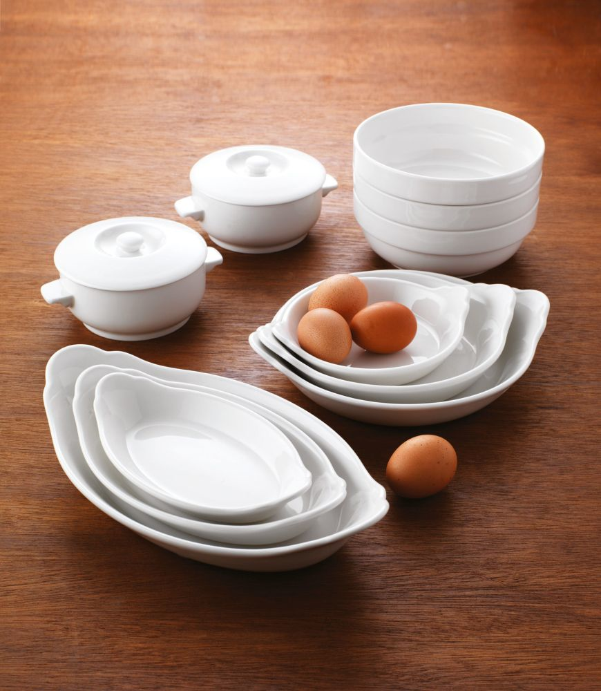 Steelite Form oval 158 mm / 0,37 l weiß Simplicity Cookware