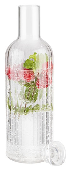 Flasche -STRIPES- Ø 9 cm, H: 28,5 cm, 1 Liter