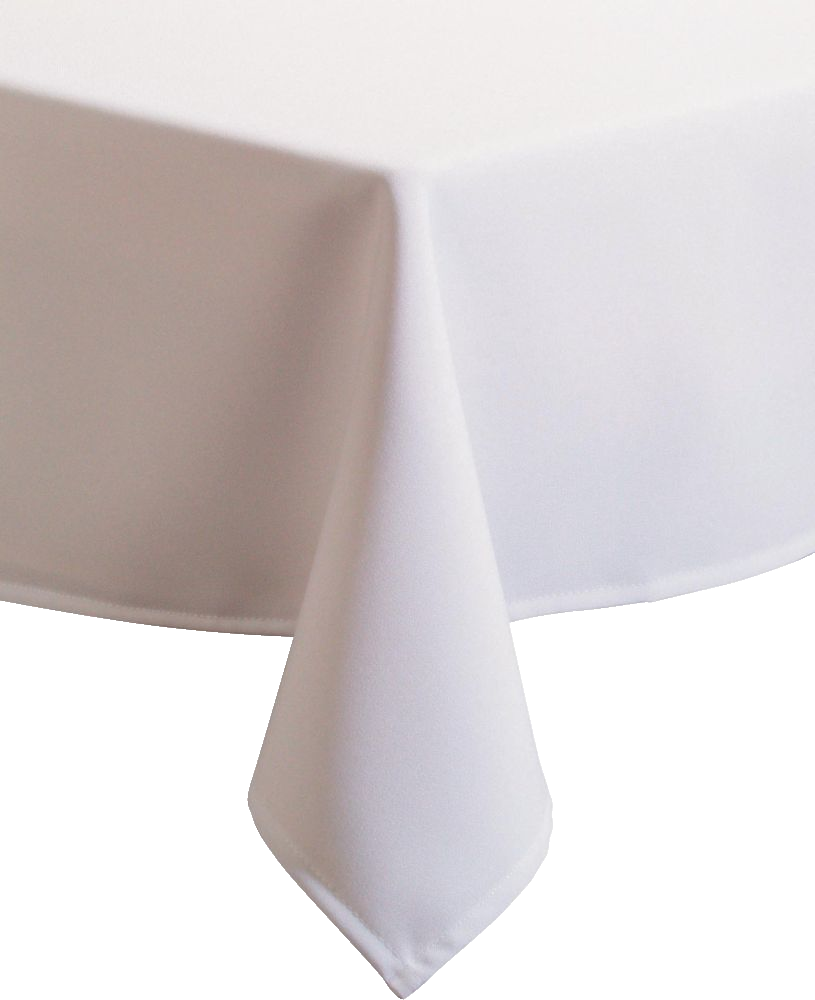 Tischdecke "Excaliber" 80x80cm weiß