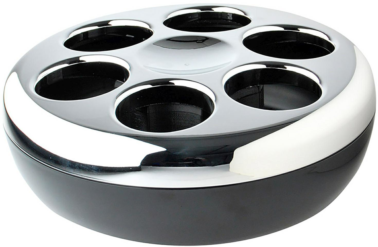 Flaschenkühler "Pure" schwarz/chrom - Helios Pure -