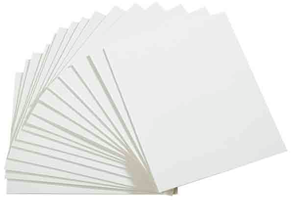 Beschriftungskarten, 50 Stück 10 x 8 cm , Weiß