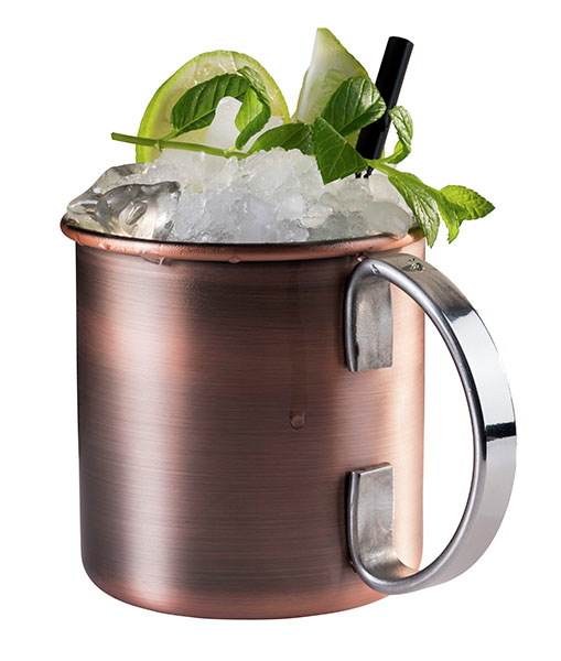 Becher -MOSCOW MULE- Ø 9 cm, H: 9 cm , Kupfer