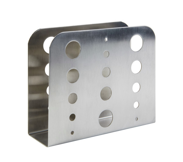 Serviettenhalter 15 x 4,5 cm, H: 12,5 cm , Edelstahl