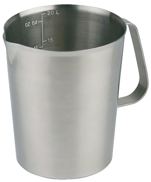 Mess- / Universalkanne Ø 14 cm, H: 17 cm, 2 Liter , Edelstahl