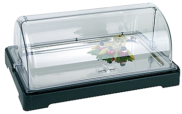 Kühlbox -TOP FRESH GN 1/1- 56,5 x 35 cm, H: 6,5 cm , Schwarz