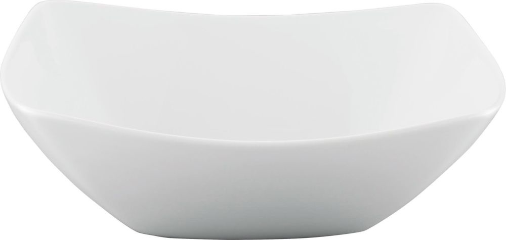 Porzellanserie "Fine Dining" High Alumina/  Hartporzellan Schale 23,5x23,5cm, 1,70L, weiß, Por